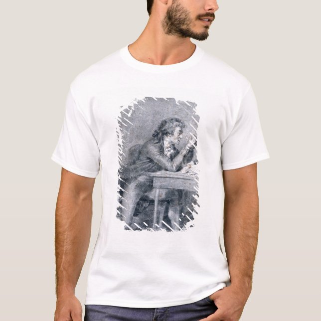Francois Buzot  contemplating a portrait T-Shirt (Front)