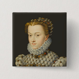 Francois Clouet - Elisabeth of Austria Button
