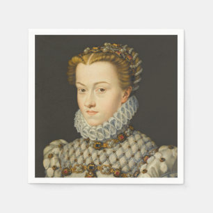 Francois Clouet - Elisabeth of Austria Napkins