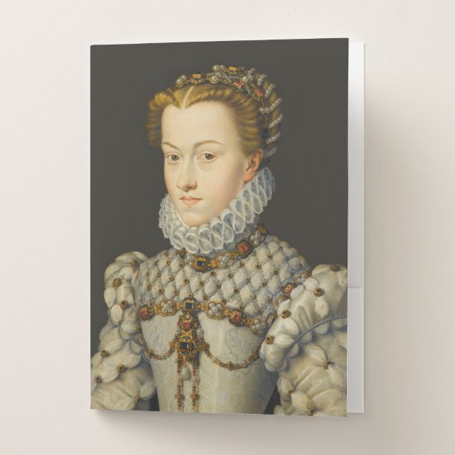 Francois Clouet - Elisabeth of Austria Pocket Folder (Front)
