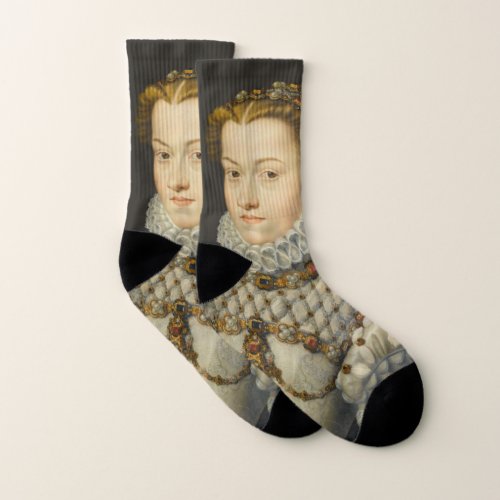 Francois Clouet _ Elisabeth of Austria Socks