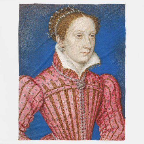 Francois Clouet _ Mary Queen of Scots Fleece Blanket