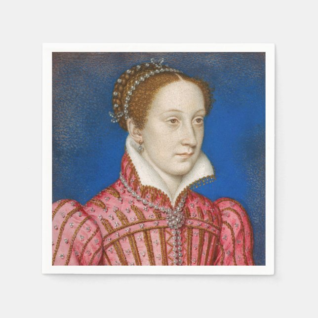 Francois Clouet - Mary, Queen of Scots Napkins (Front)