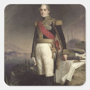 Francois-Horace Count Sebastiani, 1841 Square Sticker