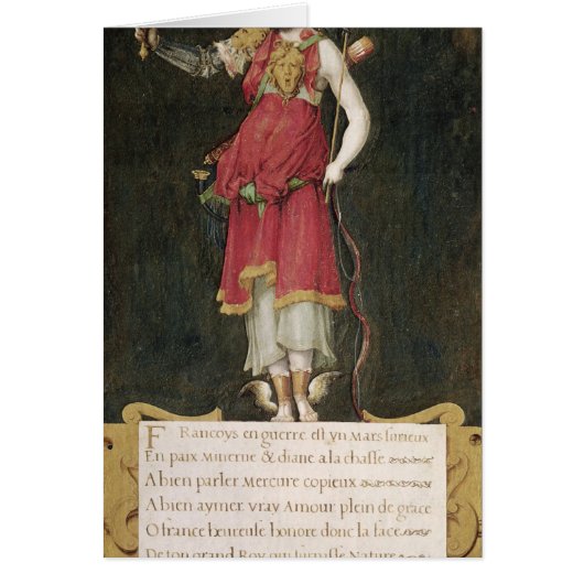 Francois I as a composite deity Cards (Front)