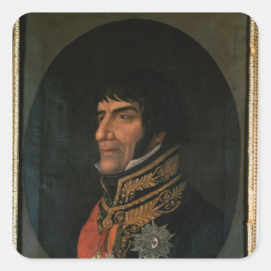 Francois Lefebvre  Duke of Dantzig Square Sticker