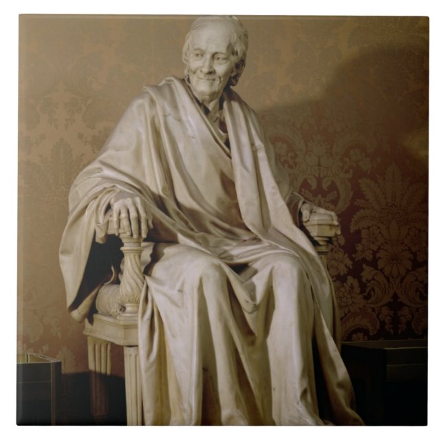 Francois-Marie Arouet Voltaire (1694-1778) 1781 (m Ceramic Tile (Front)