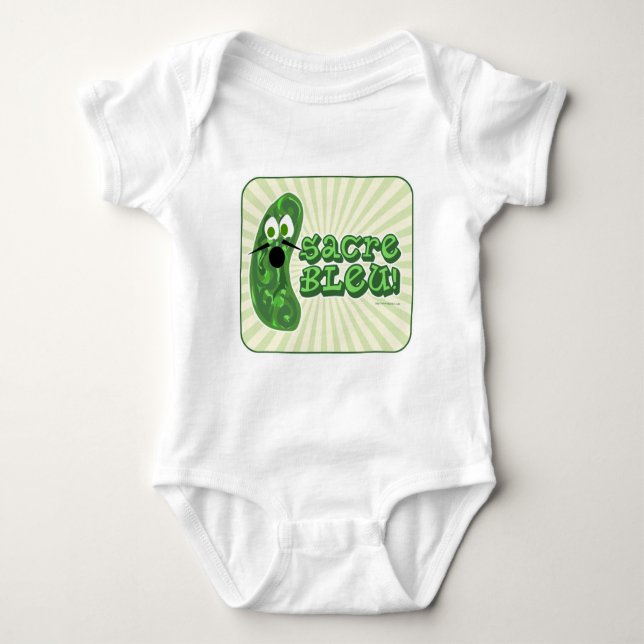 Francois the Cucumber Baby Bodysuit (Front)