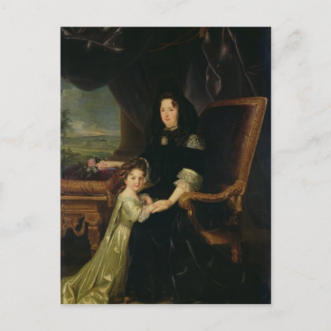 Francoise d'Aubigne Marquise of Maintenon Postcard (Front)