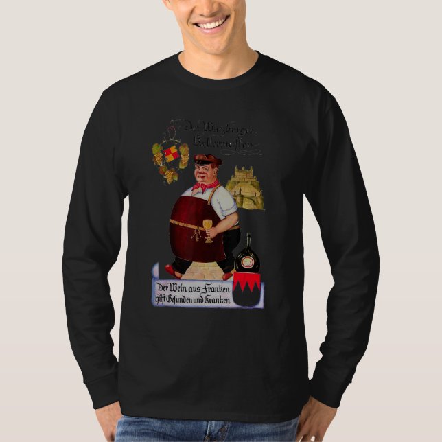 Franconia Germany Cellar Master Illustration With  T-Shirt (Front)