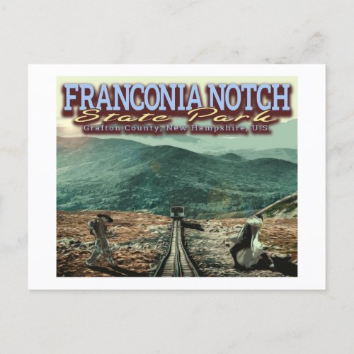 FRANCONIA NOTCH _ NEW HAMPSHIRE UNITED STATES POSTCARD