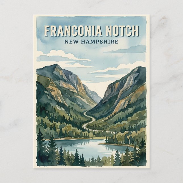 Franconia Notch Postcard (Front)