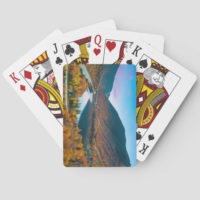 Franconia Notch State Park, New Hampshire Poker Cards (Back)