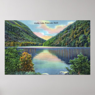 Franconia Notch View of Profile Lake Poster