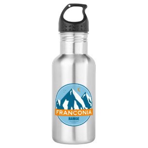 Franconia Range New Hampshire Stars Moon Stainless Steel Water Bottle