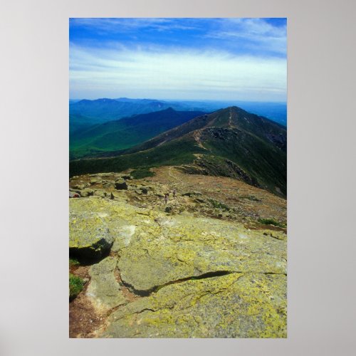 Franconia Ridge Trail White Mountains Poster
