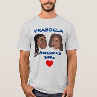 Frangela Cartoon Heads T-Shirt