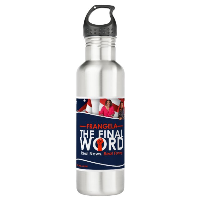 Frangela - The Final Word Stainless Steel Water Bottle (Front)
