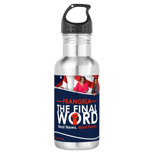Frangela - The Final Word Stainless Steel Water Bottle (Front)