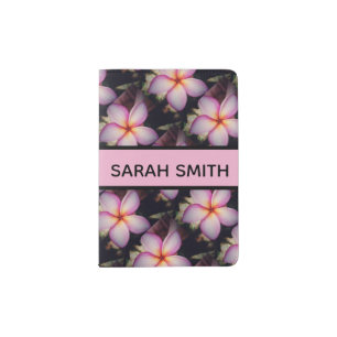 Frangipane Flower Passport Holder