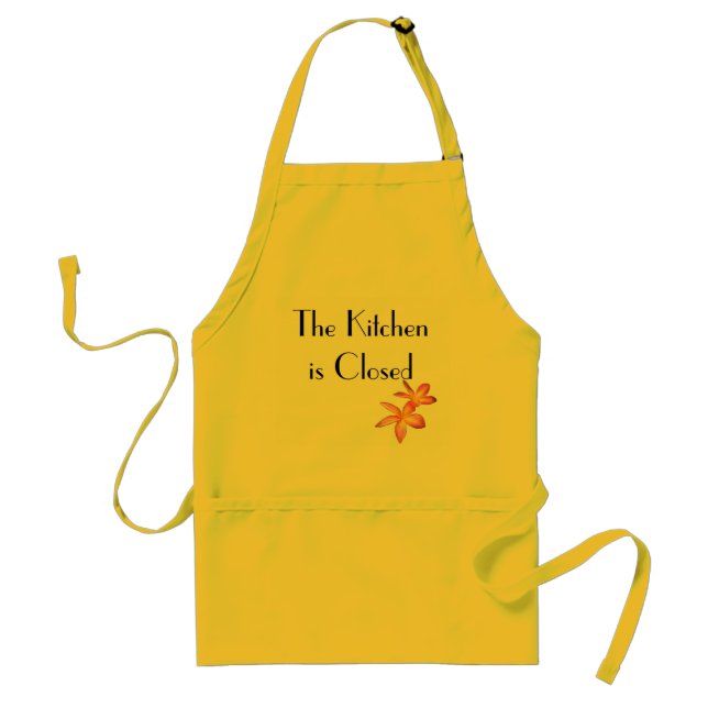 Frangipani Adult Apron (Front)