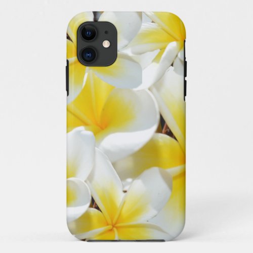 Frangipani_Bouquet iPhone 11 Case