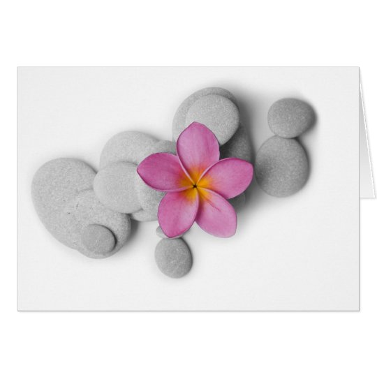 Frangipani Calm Card