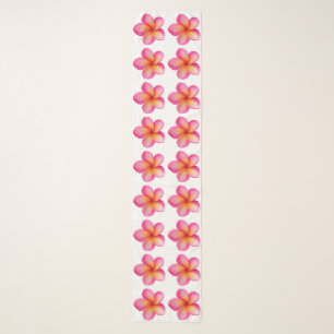 Frangipani Chiffon Scarf