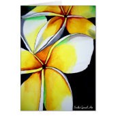Frangipani flower art (Front)