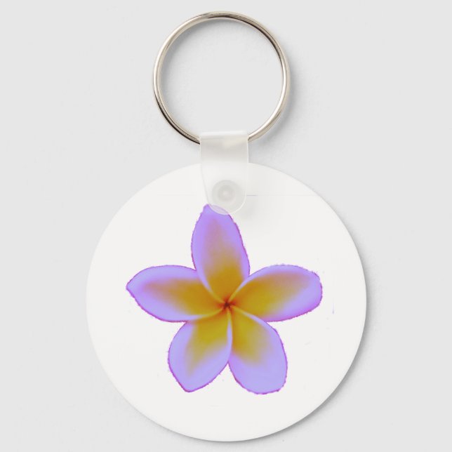 Frangipani Keychain (Front)