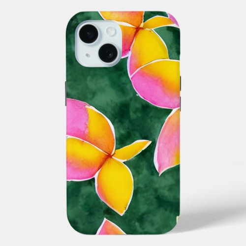 Frangipani Print SmartPhone Case