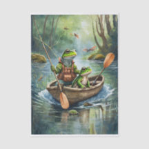 Frank and George Go Fishing, Fishing Frogs