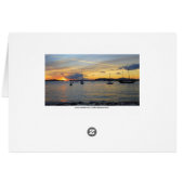 Frank Bay Sunset, St. John, U.S. Virgin Islands Cards (Back Horizontal)