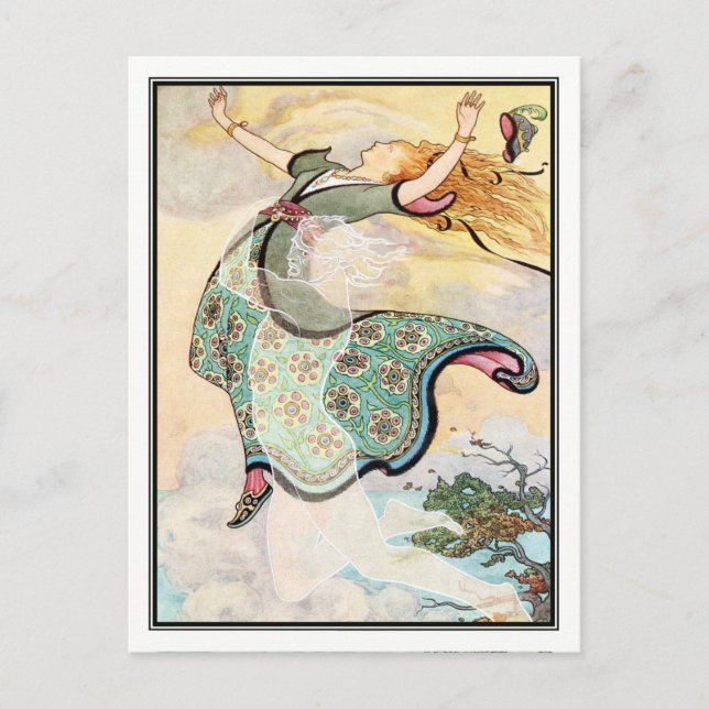 Frank C. Papé Pape - Whirlwind the Whistler Postcard (Front)