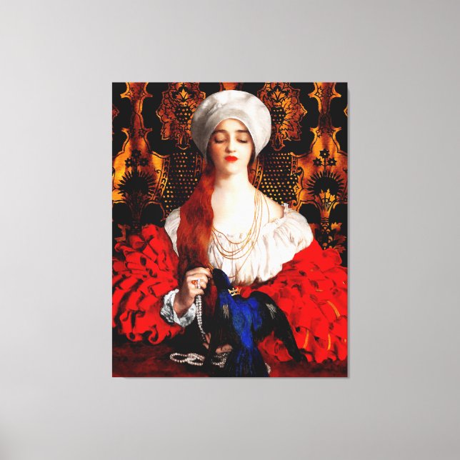 FRANK CADOGAN COWPER - THE BLUE BIRD - 1918 - CANVAS PRINT (Front)