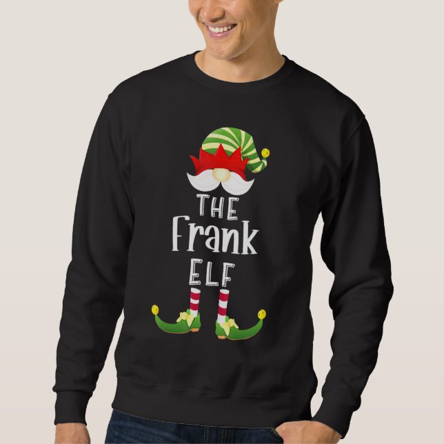 Frank Elf Group Christmas Pajama Party Sweatshirt (Front)