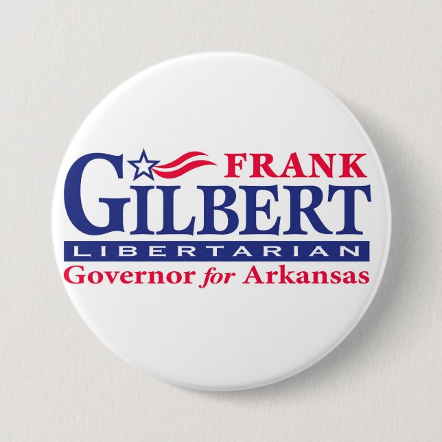 Frank Gilbert 3" Pinback Button (Front)