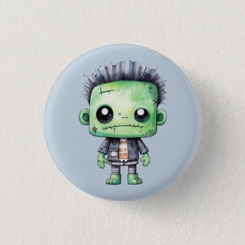 Frank N Stein Trick or Treat  Button