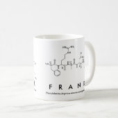 Frank peptide name mug (Front Right)