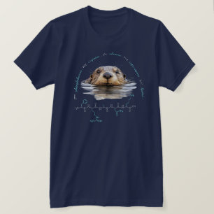 FRANK peptide, Otter 2 w/ custom text, dark T-Shirt