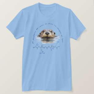 FRANK peptide, Otter 2 w/ custom text, light T-Shirt