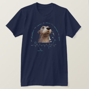 FRANK peptide, Otter 3 w/custom text, dark T-Shirt