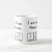 Frank periodic table name mug (Center)
