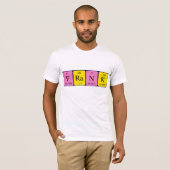 Frank periodic table name shirt (Front Full)