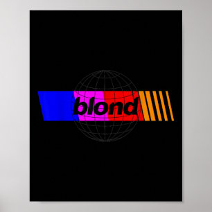 Frank Rapper Blond R&b Album Ocean Globe World Poster