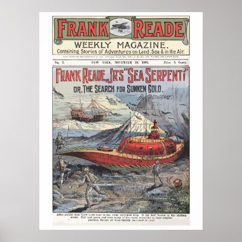 Frank Read Jr Futurist Sci_Fi Issue 1_5 1902 Poster