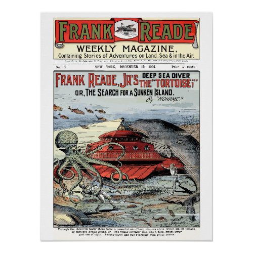 Frank Read Jr Futurist Sci_Fi Issue 1_8 1902 Poster