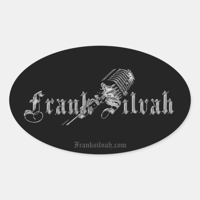 Frank Silvah Edition (sticker) Oval Sticker (Front)