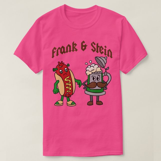 Frank & Stein Oktoberfest German Beer Festival  T-Shirt (Design Front)