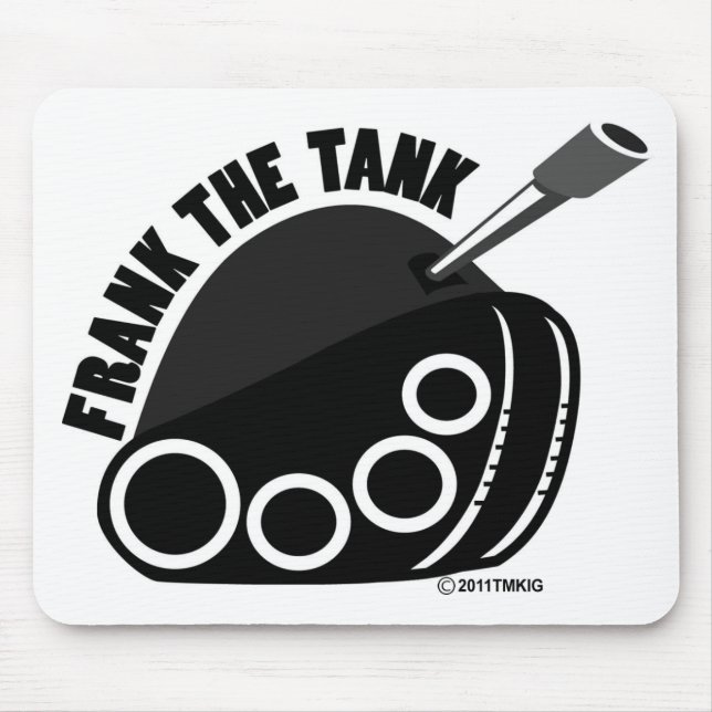 Frank The Tank Logo Mouse Pad (Front)